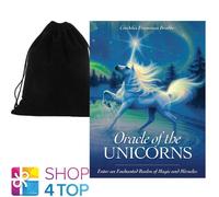ORACLE OF THE UNICORNS Strato Carte Oracolo Esoteric blue angel con Velluto
