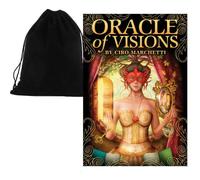 Oracle Of Visions Oracolo Di Ciro Marchetti Con Libro & Sacchetto In Velluto