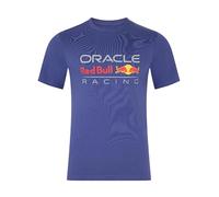 ORACLE Red Bull RACING - Maglietta da bambino con grande logo Team Formula 1, ufficiale, colore: Blu, Blu Skipper, 10 anni