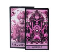Oracle Tarot Cards, 78-Card Portable Board Game, Compact Insight Support Tool, Reusable Spiritual Kit, Portable Psychic Accessory, for Future Past Game Home Office Studio