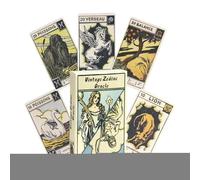 Oracle Tarot Deck, carte di divinazione per principianti, 9,94 x 2,36 cm, set di 48 messaggi spirituali, gioco di meditazione tascabile, mazzo perspicace per feste, riunioni, famiglia, amici, pratica