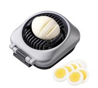 ORAGKE Taglia uova sode professionale, Tagliauova in Acciaio Inox, Taglia uovo sodo a fette, Tagliauovo sodo, Affettatrice per Uova in alluminio, Affettare e tagliare a cubetti uova, kiwi, fragole