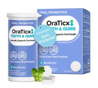 Oraiticx Denti e gengive Probiotiche dentali supporta naturalmente la salute e l'immunit Probotici orali supplemento 8 miliardi di cfu Sapore di uva