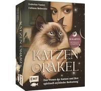 Orakel-Kartenset: Katzen-Orakel: 40 Karten mit Farbschnitt & Begleitbuch: Verstehe das Wesen der Katzen und ihre spirituell-mystische Bedeutung