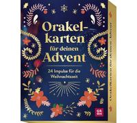 Orakelkarten für deinen Advent: 24 Impulse für die Weihnachtszeit | Hochwertiges Kartenset mit liebevollen Botschaften für den Advent