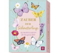 Orakelkarten: Zauber der Schmetterlinge: 50 Orakelkarten für das ganze Jahr | Illustrierte Karten in edler Box. 50 Impulse und Inspirationen für mehr Lebensfreude im Alltag