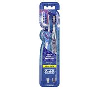 Oral-B 3D White Luxe Pro-Flex 38 Medium Spazzolino da denti manuale, confezione doppia, 2 pezzi