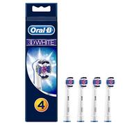Oral-B 3Dwhite Testine di Ricambio per Spazzolino Elettrico Ricaricabile, 4 Pezzi, Versione Vecchia