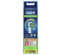 Oral-B 4210201207238 Oral-B CrossAction - Testine di ricambio con protezione batterica, previene la crescita batterica sulle setole, 4 pezzi