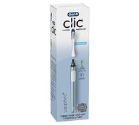 Oral-B Clic Spazzolino manuale (Aqua) con 2 testine sostituibili e supporto magnetico per spazzola