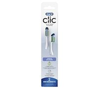 Oral-B Clic - Testine di ricambio sbiancanti per spazzolino da denti, 2 pezzi, colore: Bianco