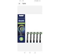 Oral-B CrossAction Testine Di Ricambio Con Tecnologia CleanMaximiser, Confezione Da 5 Pezzi