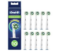 Oral-B Cross Action Testine Spazzolino Elettrico, Confezione da 10 Testine di Ricambio, Setole Angolate che si Adattano a ogni Dente per una Pulizia Profonda