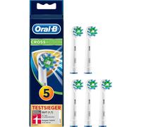 Braun Oral-B 4210201207269 CrossAction - Testine di ricambio con protezione batterica, previene la crescita batterica sulle setole, 5 pezzi