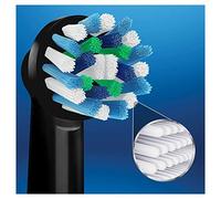 Oral-B CrossAction Testine di Ricambio, Confezione da 10 Pezzi, Edizione Nera, Versione Vecchia