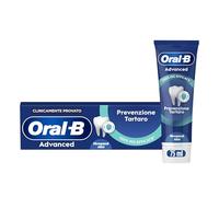 Oral-B Dentifricio Advanced Prevenzione Tartaro 12x75ml, Dentifricio Oral B Anti Tartaro con Microgranuli Attivi, Clinicamente Provato, Pulizia Denti Efficace, Sapore Menta Fresca, Alito Fresco