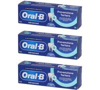 Oral-B Dentifricio Advanced Prevenzione Tartaro con Microgranuli 3x75