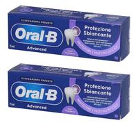 Oral-B Dentifricio Advanced Protezione Sbiancante 2x75 ml