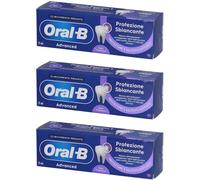 Oral-B Dentifricio Advanced Protezione Sbiancante 3x75 ml
