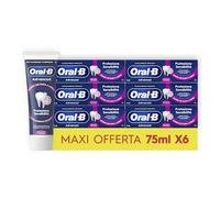 Oral-B Dentifricio Advanced Protezione Sensibilità Sapore Eucalipto & Menta Piperita per proteggere i denti sensibili 3x75ml, Advanced Sensitivity Protection, 225ml (Confezione da 2)