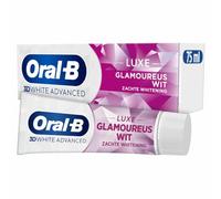 Oral-B Dentifricio Bianchezza Glamour 3D White Advanced Lusso Perfezione Contro Le Macchie Di Superficie, Progettato Per Spazzolatura Dei Denti Avanzato, Aroma Menta Dolce, 75ml