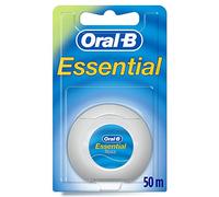 Oral B Essential - Filo interdentale cerato alla menta, 50 m