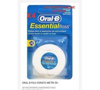 ORAL-B FILO INTERDENTALE ESSENTIAL FLOSS CERATO 50MT PEZZI 4