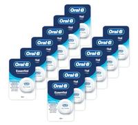 Oral-B Filo Interdentale Non Cerato, Essential Floss, Neutro 12x50m