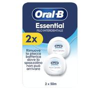 Oral-B Filo Interdentale Non Cerato Essential Floss, Neutro 2x50m