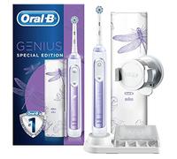 Oral-B Genius Special Edition Spazzolino Elettrico, Edizione Speciale, Manico Spazzolino Intelligenza Artificiale con Custodia da Viaggio, Viola