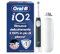 Oral-B iO 2 Spazzolino Elettrico, con 1 Testina di Ricambio, Verde