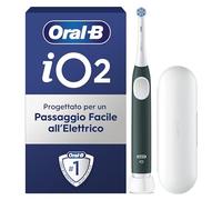 ORAL B POWER IO2 VERDE RIMOTORE DI PLACCA + 1 TESTINA DI RICAMBIO
