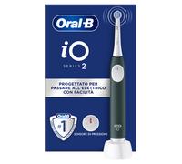 Oral-B iO 2 Spazzolino Elettrico Verde, 1 Testina Di Ricambio