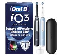 Spazzolino elettrico Braun Oral-B iO Series 3n nero opaco/blu ghiaccio