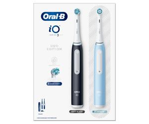 Oral-B iO 3 Black & Blue Set spazzolini elettrici
