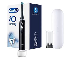 "Oral B - Io 6 Black Spazzolino Elettrico +2 Testine Di Ricambio"