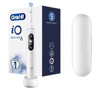 Oral B iO 6 Spazzolino Elettrico Ricaricabile Bianco con Custodia da Viaggio