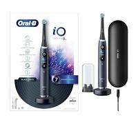 Oral-B iO 9 - Spazzolino elettrico con tecnologia magnetica, microvibrazioni, 7 programmi di pulizia e display a colori, custodia da viaggio, nero onice