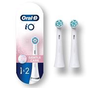 Oral-B iO Gentle Care - Testine di ricambio per spazzolino elettrico, colore bianco, 2 pezzi