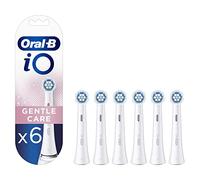 Oral-B iO Gentle Care, Testine di Ricambio per Spazzolino Elettrico, Confezione Da 6 Pezzi, Adatto Per Buca Delle Lettere
