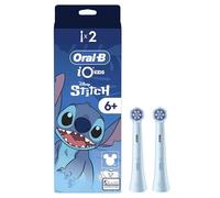 Oral-B iO Kids Disney Stitch Spazzolini di ricambio per spazzolino elettrico per bambini dai 6 anni, punte di riempimento orale B autentiche, fili extra morbidi, confezione da 2 testine di ricambio