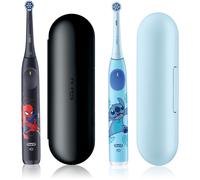 Oral-B iO Kids Marvel Spiderman & Disney Stich set di 2 spazzolini da denti per bambini