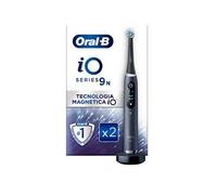 Oral-B iO Spazzolino Elettrico Ricaricabile 9S Nero, 2 Testine, 1 Custodia Da Viaggio Ricaricabile