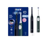 Oral-B iO Series 2 Spazzolino Elettrico Duo, Night Black e Green Forest