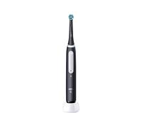 Oral-B iO Series 4 Brosse à dents électrique 4 modes de brossage pour soins dentaires, technologie magnétique, étui de voyage, cadeau homme/femme, conçu par marron, noir mat