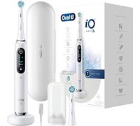 Oral-B iO Series 9 Spazzolino Elettrico Spazzolino Elettrico, 2 Spazzolino Elettrico, 7 Modalità di Pulizia, Cura Dentale, Display a colori, Custodia di Ricarica, Bianco Alabastro