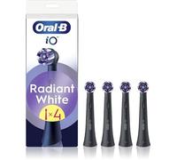Oral-B iO - Set di 4 testine per spazzolino elettrico Oral-B iO, colore bianco lucido, colore: Nero