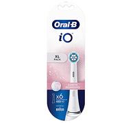 Oral-B iO - Set di 6 testine per spazzolini elettrici per pulizia delicata, per spazzolini Oral-B