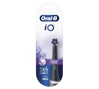 Oral-B iO - Testina per spazzolino elettrico radiante, con setole angolate, rimozione profonda della placca, con petali lucidanti per sbiancamento dei denti, confezione da 4 testine per spazzolino da
