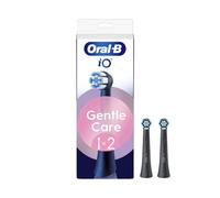 Oral-B iO Testine Di Ricambio Gentle Care colore Nero, 2 Pezzi